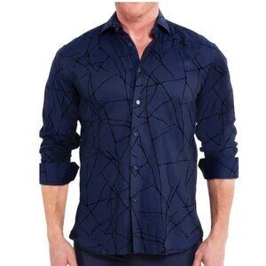 Maceoo Fibonacci Flockline Shirt | Blue - XXlarge (BRAND NEW)